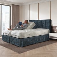 Adjust-a-bed 5ft (2 x 2ft6 Linked) King Size Grandeur Natural 5000 Adjustable Bed
