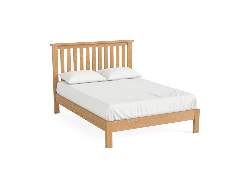 Salford Lite Oak 4ft6 Low Bed