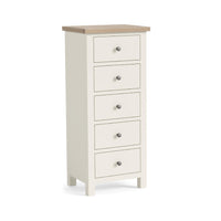 Meadow Brook Oak 5 Drawer Tall Chest