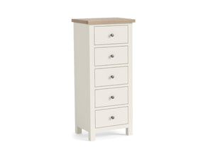 Meadow Brook Oak 5 Drawer Tall Chest