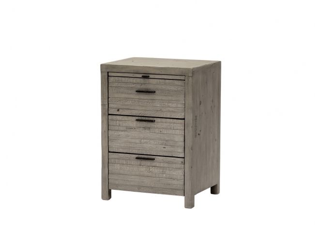 Toronto Reclaimed 3 Drawer Bedside Table