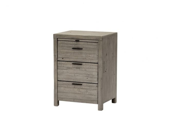 Toronto Reclaimed 3 Drawer Bedside Table