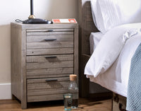 Toronto Reclaimed 3 Drawer Bedside Table