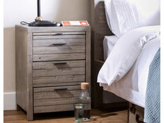 Toronto Reclaimed 3 Drawer Bedside Table