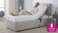 Adjust-a-bed 3ft Single Ortho Memory Adjustable Bed