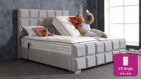 Adjust-a-bed 5ft (2 x 2ft6 Linked) Grandeur Natural 9000 Adjustable Bed