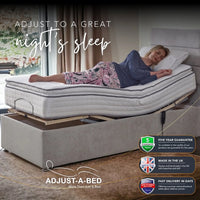Adjust-a-bed 4ft6 Double Grandeur Natural 2000 Adjustable Bed