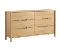Fremont Oak 6 Drawer Chest