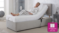 Adjust-a-bed 6ft (2 x 3ft Linked) Super King Size Ortho Memory Adjustable Bed