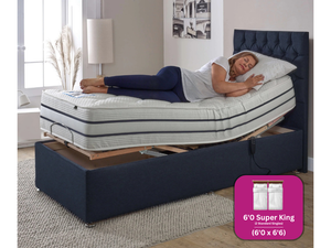 Adjust-a-bed 6ft (2 x 3ft Linked) Super King Size Trilogy Adjustable Bed