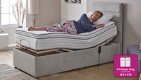 Adjust-a-bed 6ft Super King Size (2 x 3ft Linked) Mayfair Luxury Pillow Top Adjustable Bed