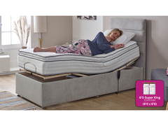 Adjust-a-bed 6ft Super King Size (2 x 3ft Linked) Mayfair Luxury Pillow Top Adjustable Bed