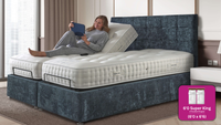Adjust-a-bed 6ft (2 x 3ft Linked) Super King Size Grandeur Natural 3000 Adjustable Bed