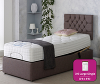 Adjust-a-bed 3ft6 Large Single Linden Adjustable Bed