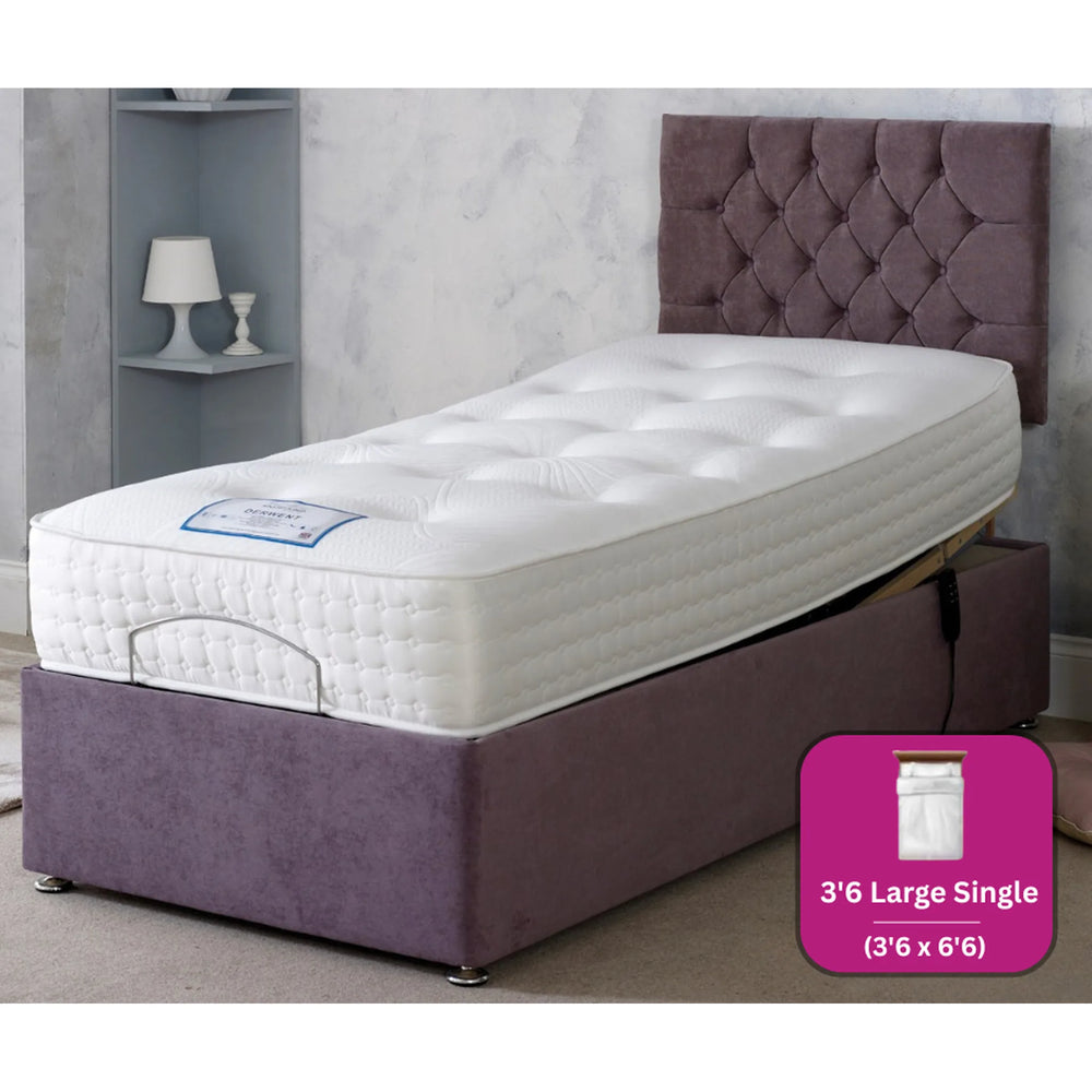 Adjust-a-bed 3ft6 Large Single Derwent Adjustable Bed