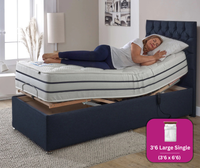Adjust-a-bed 3ft6 Large Single Trilogy Adjustable Bed