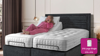 Adjust-a-bed 3ft6 Large Single Grandeur Natural 5000 Adjustable Bed