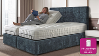 Adjust-a-bed 3ft6 Large Single Grandeur Natural 3000 Adjustable Bed