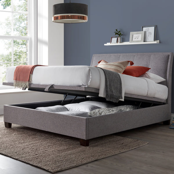 Ascend 5ft Upholstered Ottoman Bed Frame