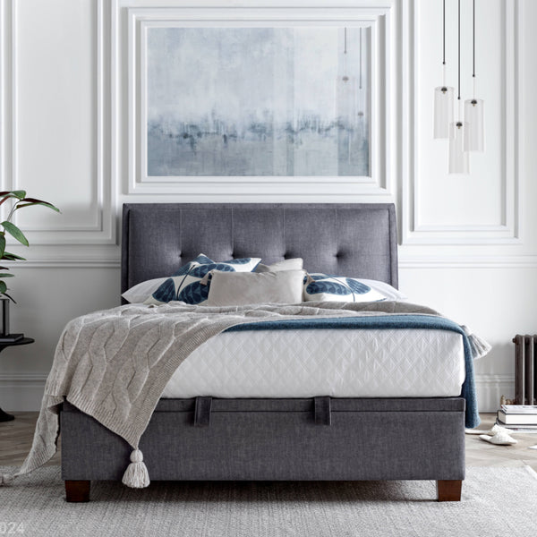 Ascend 5ft Upholstered Ottoman Bed Frame