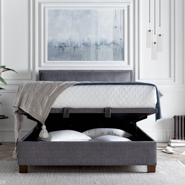 Ascend 4ft6 Upholstered Ottoman Bed Frame