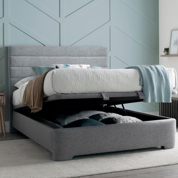 Abigail 4ft6 Upholstered Ottoman Bed Frame