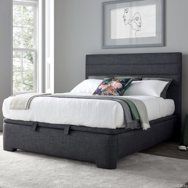 Abigail 4ft6 Upholstered Ottoman Bed Frame