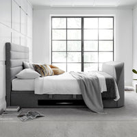 Abigail 4ft6 Upholstered TV Ottoman Bed Frame