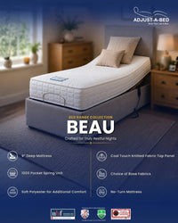 Adjust-a-bed 3ft Single Beau Adjustable Bed