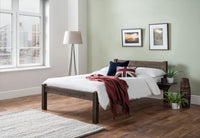 Woodbury 5ft Wooden King Size Bed Frame with Essential Mattress - Combo Deal