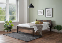 Honiton 4ft Wooden Small Double Bed Frame with Essential Mattress - Combo Deal