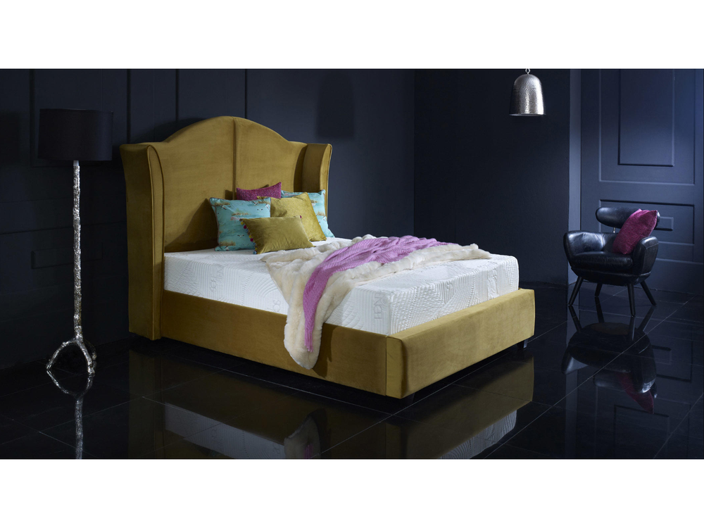 Brandy Upholstered 4ft Small Double Size Bed Frame