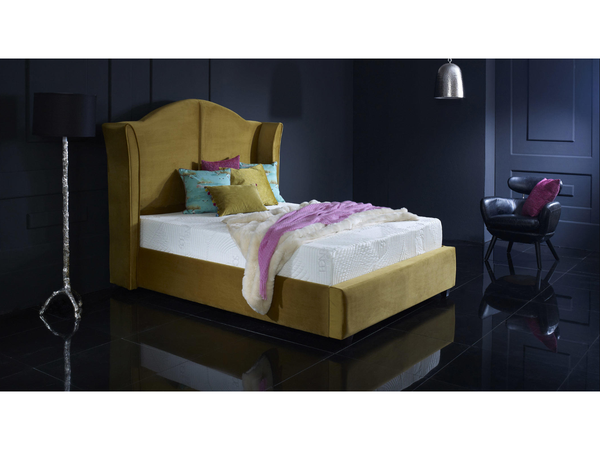 Brandy Upholstered 3ft Single Size Bed Frame