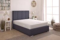 Clara 48inch 5ft King Size Upholstered Bed Frame with Essential Mattress - Combo Deal