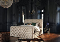 Caracus Upholstered 4ft6 King Size Bed Frame