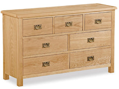 Salford Lite Oak Chest 3 over 4