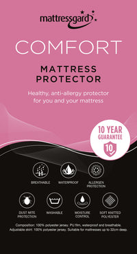 Essential 3ft Single Adjustable Bed Comfort Mattress Protector