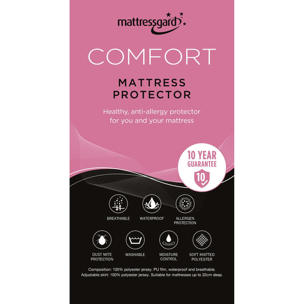 Essential 2ft6 Small Single Adjustable Bed Comfort Mattress Protector