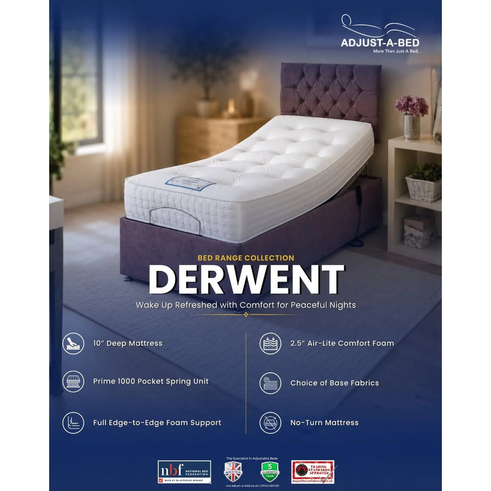 Adjust-a-bed 4ft Small Double Eclipse Summer/Winter Adjustable Bed