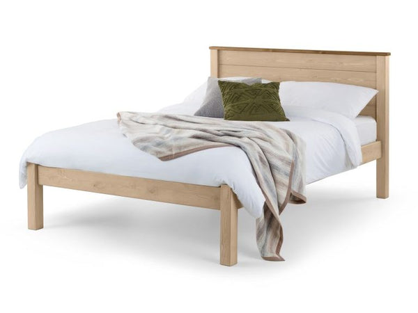 Paignton 4ft Small Double Wooden Bed Frame - Low Foot End