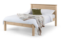 Paignton 5ft King Size Wooden Bed Frame - Low Foot End with Essential Mattress - Combo Deal