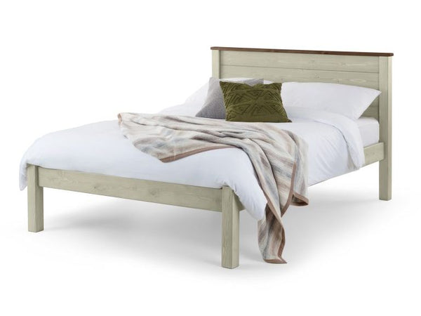 Paignton 5ft King Size Wooden Bed Frame - Low Foot End with Essential Mattress - Combo Deal