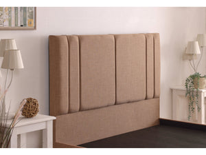 Ezra 48inch 5ft King Size Upholstered Bed Frame with Essential Mattress - Combo Deal