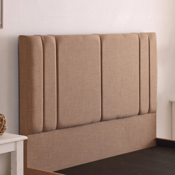 Ezra 48inch 5ft King Size Upholstered Bed Frame with Essential Mattress - Combo Deal