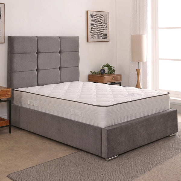 Freya 54inch 6ft Super King Size Upholstered Bed Frame with Ottoman Option