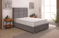 Freya 54inch 5ft King Size Upholstered Bed Frame with Ottoman Option