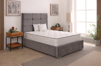 Freya 54inch 5ft King Size Upholstered Bed Frame with Ottoman Option