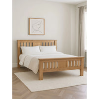Francis Solid Oak 5ft King Size Bed Frame