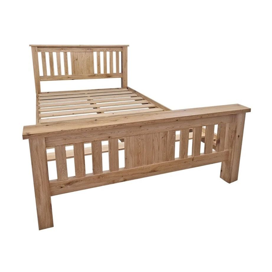 Francis Solid Oak 4ft6 Double Bed Frame