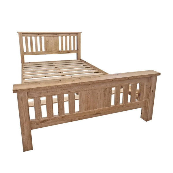 Francis Solid Oak 4ft6 Double Bed Frame